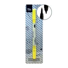 Picture of YELLOW PEN MARKER DOUBLE TIP EDIBLE